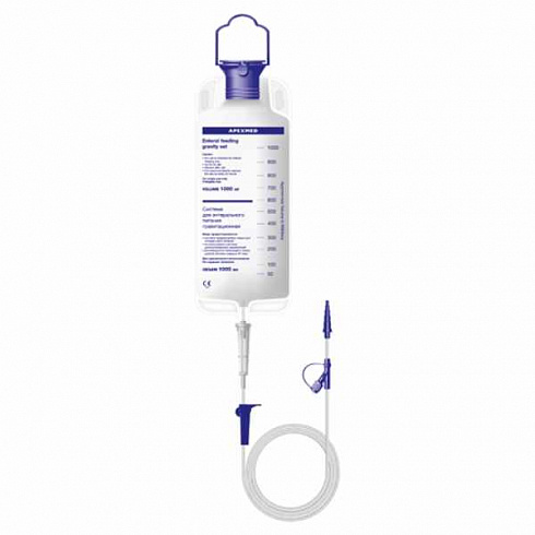 Система д/энтер. пит. гравитационная,Apexmed